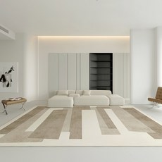 쟈오시 보들보들한 편안한방수 카페트 거실 카페트 세탁가능 미끄럼방지 대형 거실 러그