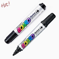 모나미 보드마카 블랙 12자루 화이트보드 마커 수업 회의용 보드판마카