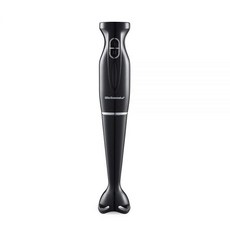 OVENTE OVENT 전기 몰입형 핸드 블렌더 300와트 2 스테인리스 블레이드 혼합 속도 스무디에 적합한 강력한 휴대용 이지 컨트롤 그립 스틱 믹서 퓌레 이유식 수프 블랙, Black