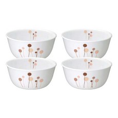 코렐 꽃솜 면기 소, 혼합색상, 4개