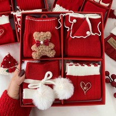 聖誕熱賣 本命年紅襪子女秋冬蛇年聖誕節紅色百搭百搭新年禮物好運長筒襪, 2雙需備註【潮流百搭】,【均碼】-穿紅襪 蘊鴻運, 1個