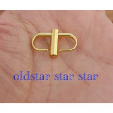 oldstar 細版包鍊調節扣, 1個, 金黃色