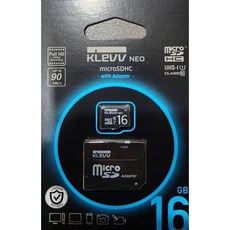 藍海小棧 16GB KLEVV Micro SDHC 記憶卡 UHS-1 90MB/S SD卡 TF卡 行車紀錄器 手機, 1個