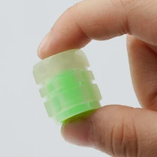 야광 밸브 캡 레드 빛나는 자동차 오토바이 자전거 휠 스타일링 타이어 허브 범용 장식 4 개, 01 1pcs Green