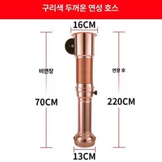 고기 연기 흡입기 환기구 덕트팬 생선 송풍기 불고기, 두꺼운 전동 배관