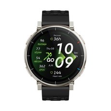 어메이즈핏 액티브3 프리미엄, GPS + 블루투스, 4.5cm, 에이펙스 실버