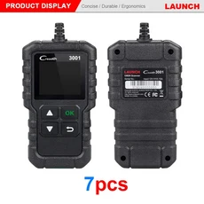 LAUNCH X431 CR3001 OBD2 스캐너 자동차 전체 진단 도구 무료 업데이트 코드 리더 PK ELM 327, 01 7 pcs, 01 China Mainland