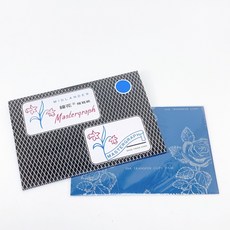 萬事捷 MK-104 鐘花複寫紙 16.5x11.5cm 單面 黑/藍, 1個, 鐘花複寫紙 單面藍