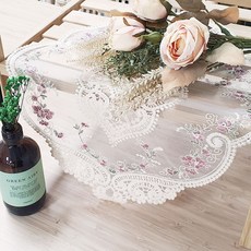 레이스 자수 테이블 매트 빈티지ehw3+9bQY