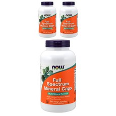 NOW Foods Full Spectrum礦物質膠囊, 240顆, 3罐