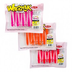 금호조침 GK-405 춤추는 갈치 오리발웜 3인치 갈치풀치웜, 1개