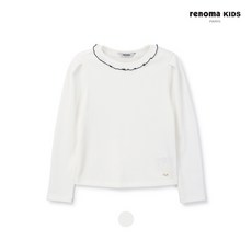 레노마키즈 여아 골지 스판 라운드 티셔츠(R2411T130)