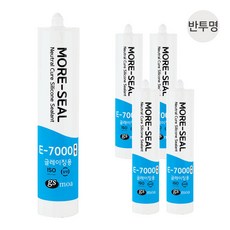 [다양다방]지에스모아 E7000 비초산 실리콘 글레이징용 창문용 실란트 5개