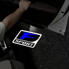 스포츠 자동차 도어 웰컴 라이트 프로젝터, 1개, 3. LOGO G
