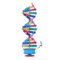 과학놀이 회전하는 DNA 입체 모형 오르골 1개, 단품