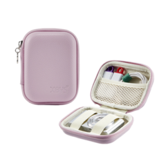 더심플러 디카 네모 컬러 케이스 / 미니 디지털카메라 전용 휴대용 가방 / 옛날 미러리스 컴팩트 사진기 파우치 / 콤팩트 똑딱이 카메라 보관 백, 1개, 디카 네모 케이스(바이올렛)