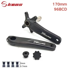 KEOS Deore M5100 크랭크셋 96BCD 7 12단 산악 자전거 크랭크셋 170mm 크랭크셋 바텀 브라켓 BSA BB68 BB92, 09 only crank, 01 170mm