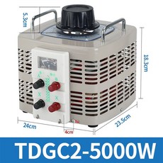 자동변압기 가정용 도란스 조정기 가변 전압 트랜스 단상, 바늘계기 0-300V 조절, 1개, 5000W