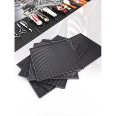 미용실 패드 미용 도구 정리대 미끄럼방지 실리콘 가위 클리퍼 보관 매트, 3. 30cmx30cmx0.8cm