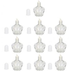 화학 실험용 10PCS 150mL 버닝 램프 병 세트 실험실 유리 재사용 가능한 병 실험실 분젠 버너 포함