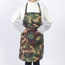 DWC32 밀리터리 목걸이형 포차 행사 앞치마, DWC32 군무늬, 1개
