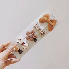 圓通寶飾 蕾絲全包布髮夾 兒童公主蝴蝶結髮夾 小童嬰兒髮夾 A0102