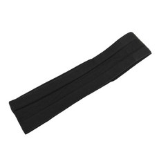 HanVo 時尚運動髮帶 吸濕排汗 防滑透氣 瑜珈跑步健身適用 多款髮飾配件可選, 黑色, 1個