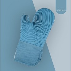 마리아즈시크릿 실리본 오븐 주방장갑 세트, 블루, 2개