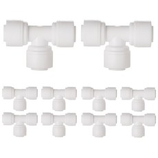 이안 정수기 T 피팅 10개, 1/4