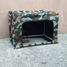 길고양이겨울집 실외 야외 길고양이 급식소 캐노피 고양이 둥지 집 비 가림막 애완, Camouflage color