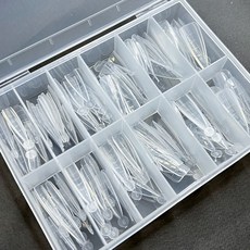 네일 연장팁 투명 스틸레토 120P, 1개, 스틸레토 연장팁 라지 120P