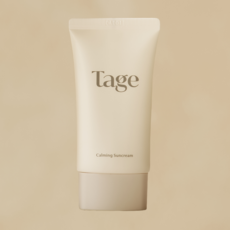 Tage 테이지 카밍 선크림 인 사이프레스트 대용량 70ml | SPF50+ PA++++ | 정말 눈시림 없는 선크림 | 피부가 편안한 선크림, 40ml, 1개