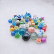 구슬 빈티지 컬러 클립 게임 구슬 멀티 믹스 체커 유리 구슬, 색깔1, 표준 기준 표준 규격, 1개