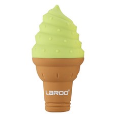 艾爾發寵物 LaRoo 萊諾 冰凍冰淇淋 降暑橡膠狗玩具, 綠色, 1個
