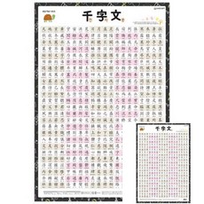 벽보 천자문 1개입 천자문공부 한자천자문