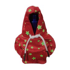 플루코 야광별 기어커버 후드티 자동차 기어봉, 1개, 레드