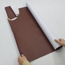 인조가죽 가죽보수 특대형 스티커 브라운, 본상품, 1개