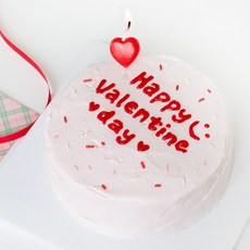 디유 발렌타인데이(초콜릿 데이) 1호 레터링 수제 케이크 DIY 키트 만들기, 스윗멜트 1호