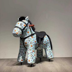 승마장난감 바퀴가 달린 말장난감 말타기 목마 흔들말, 1개, 15. 미니 축구공