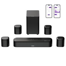 ULTIMEA 7.1ch Dolby Atmos 350 W HDMI BassMX APP HDMI Aura A60 사운드바, B0G3WHNPCB
