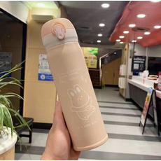 304不鏽鋼保溫瓶, 粉紅色, 1個, 500ml