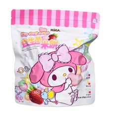 玉山碾米多款米餅系列：纖米條/三麗鷗造型米餅/波力抱米花/益生菌米餅，多種口味一次滿足, 1個, 美樂蒂 / 草莓米心星 / 4258, 35g