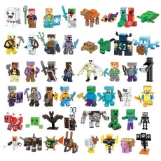 電視人馬桶人VS監控人系列積木人偶：泰坦監控人、馬桶博士、電鑽人、音響人公仔模型 我的世界麥塊積木擺件 我的世界人偶隨機出貨, 1個, 2.我的世界人偶隨機出貨