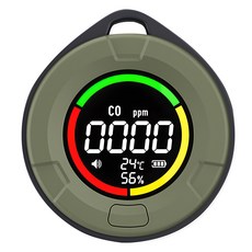 Camp365 磁鐵可拆卸便攜式露營零首席執行官一氧化碳警報器, 1個, 卡其色