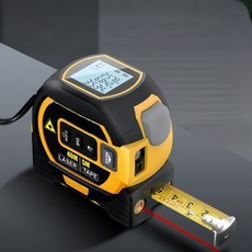 Mochae 3in1 레이저 줄자 자동 레이저 거리측정기 초정밀 디지털 레이져 측정기 휴대용 줄자 거리측정기, 1개