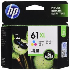 [Amazon.co.jp 한정] HP 61XL 잉크 카트리지 컬러(증량), 1개, 상세페이지 참조