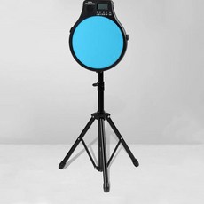 덤 드럼 삼각대 스탠드 조절 높이 연습 패드 지원 무음 연주 악기 랙 디자인, 1개, 기본