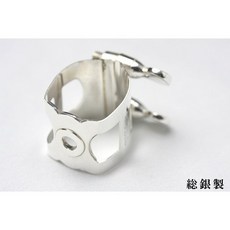 日本石森wood stone金屬束圈 純銀中音薩克斯風金屬吹嘴適用 Yanagisawa薩克斯風適用, 1個, beechler