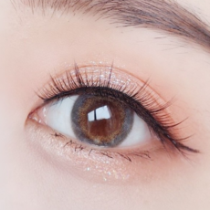 월드뷰티 24시간 떨어지지 않는 자연스러운 노글루 속눈썹 8mm, 1개, 브라운