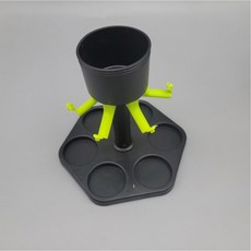 헥사고날 와인분배기 Pointsgss모임 와인잔 트레이 세트, 열 건, 스탠드